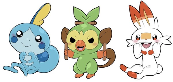 Pokemon Starters 5th GEN by HieloDogWolf -- Fur Affinity [dot] net