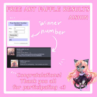 Free art raffle results ~