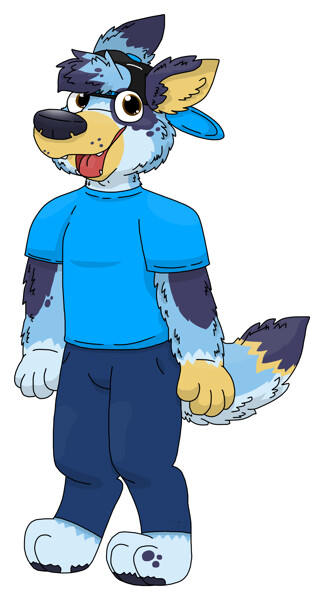 Zak as a Heeler by TheFoxPrince11 -- Fur Affinity [dot] net