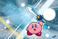 Kirby In Colourful Space! :3