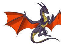 Draquarus Coloured Sketch (by RedDragon)