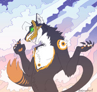 finished commission for Itsuki the cat