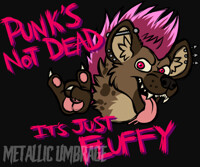 MERCH: Punk's Just Fluffy Shirt