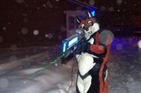 You are at gunpoint. Nowhere to run