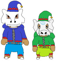 Liam and Jack as Pokemon Elves