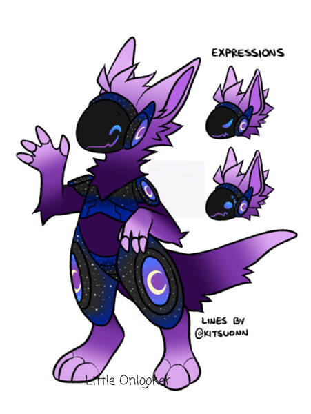 Moon Protogen by LittleOnlooker -- Fur Affinity [dot] net Moon Protogen by LittleOnlooker