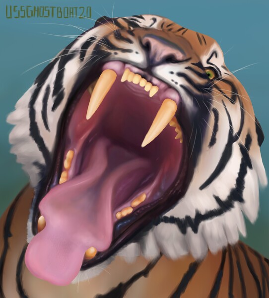 More Tiger Mouth by USSGHOSTBOAT -- Fur Affinity [dot] net