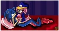Amy The Police & Sonic