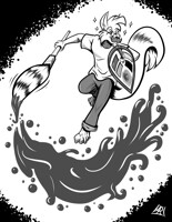 Com: BlueEyed Paint Warrior by Atmanryu