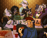 D&D and pizza