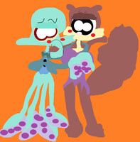 Squidward Dancing With Sandy Yet Again Alt