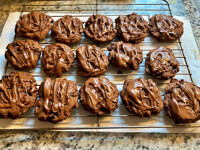 Triple Chocolate-Cranberry Cookies