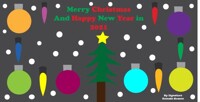 Merry Christmas And New Year 2021