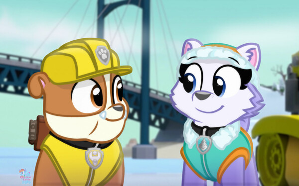 Rubble and Everest PAW Patrol Relationships by RainbowEeveeYT -- Fur  Affinity [dot] net