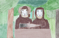 Evelyn and Jek Watch the Knife Disappear