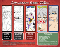 COMMISSION SHEET INFO - 2021!!!