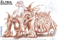 Elysia's Nightmare Form