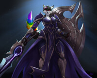 Lunar Eclipse Leona Cosplay