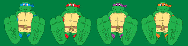 Teenage Mutant Ninja Turtles Feet