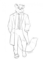 Smol Tanuki in the Big City by snow_kun