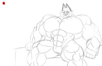 Beeg Goth kitty gets BEEGER