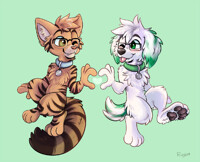 Couple's Matching Keychain Commission