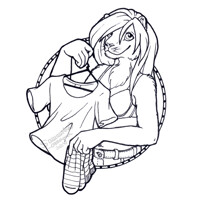 InkTober #14: (Everyday) Armor