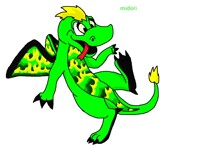 my crazy green dragon midori