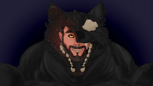 wolf therian tribal DTbackground by lupusperangelespennae -- Fur Affinity  [dot] net