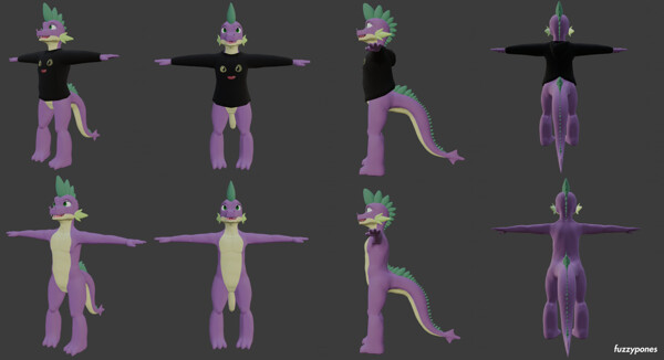 PSX style VrChat avatars by SpikeTrap -- Fur Affinity [dot] net