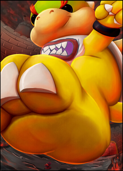 Bowser & Bowser Jr. - Patreon Voted Pic by Starrffax -- Fur Affinity [dot]  net