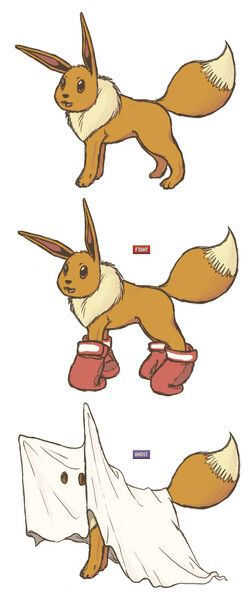 Pokemon Base (Eevee Evolutions) - 10$ by AshMeier -- Fur Affinity [dot] net