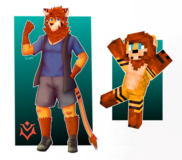 Silivar Minecraft Custom Player Model by bunnyman14 -- Fur Affinity [dot]  net