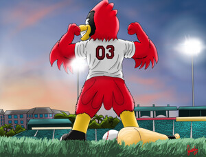 Fanart) Blooper (Atlanta Braves mascot) by BaxterKangaroo -- Fur Affinity  [dot] net