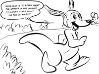 Spunky the Kangaroo, 15 January 2021
