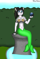 Marie on a rock (Mermaid)