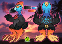 Tropical Cassowary design!