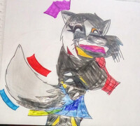 Senpai's silver fox TF