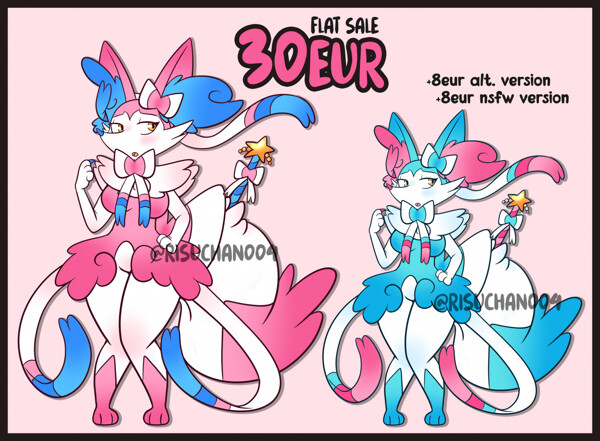 🎵 CLOSED - Sylveon x Meloetta ADOPT by risuchan004 -- Fur Affinity [dot]  net