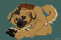 [Comm] Hobbesdawg Fullbody YCH