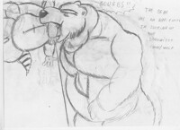 Drinking at BBB's bar (M-M vore comic) part 6