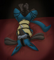 Lucario gagged