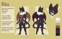 Ria reference sheet