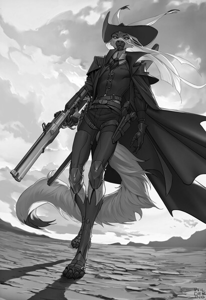 Wip Gunslinger By Wildering Fur Affinity Dot Net