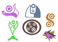 Digimon Crests Designs Coloured