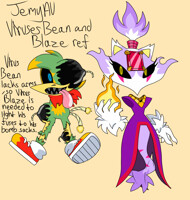 Jemy AU: Viruses Bean and Blaze