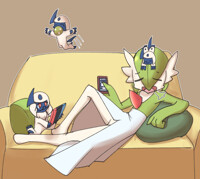 babysitting..