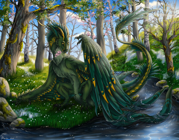 Alixiros the Deinonychus by Kalemendrax -- Fur Affinity [dot] net