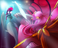 Grace making a deposit