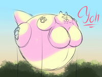 Morning Airship YCH 🌄 REMINDER